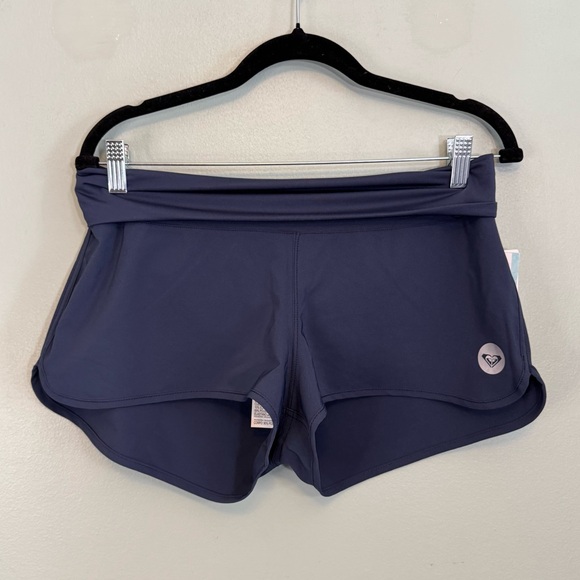 Roxy Endless Summer Boardshort Womens Large Mood Indigo Stretch Swimwear NWT - Picture 2 of 10